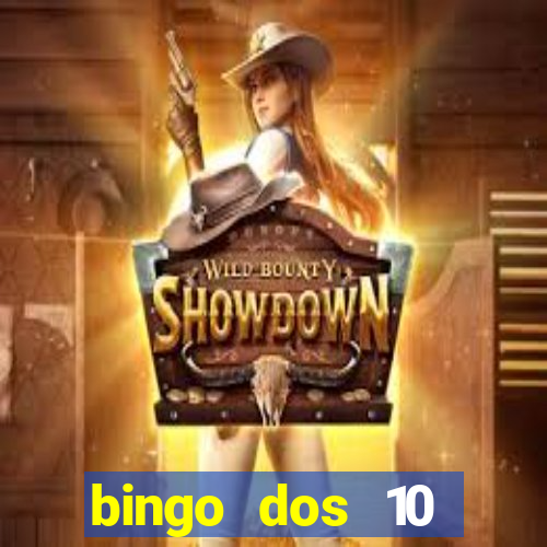 bingo dos 10 mandamentos da lei de deus